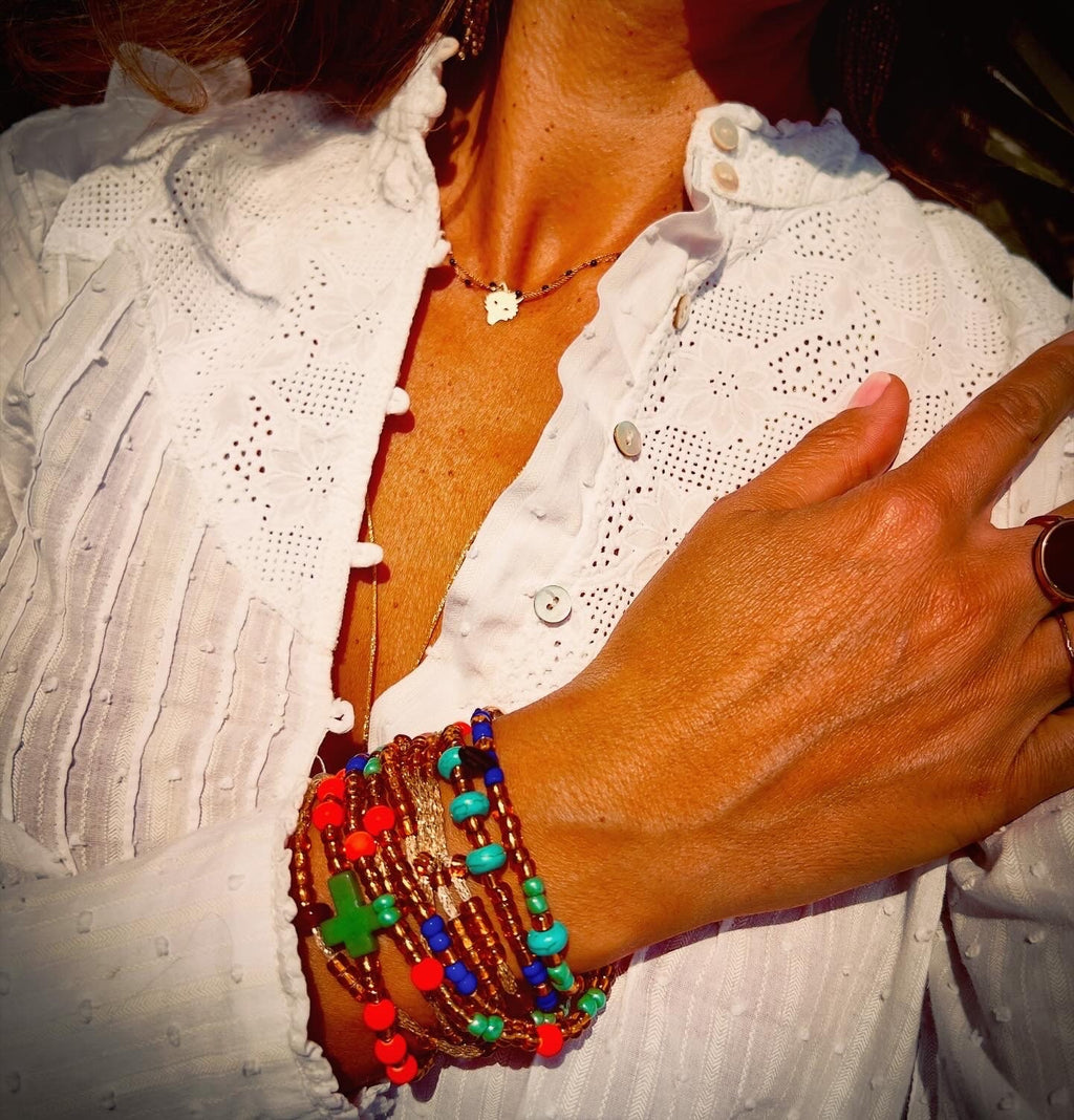 NINA  Sautoir /bracelet 5 tours