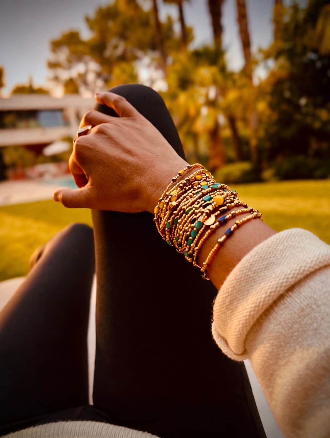 Murmure porté en bracelet